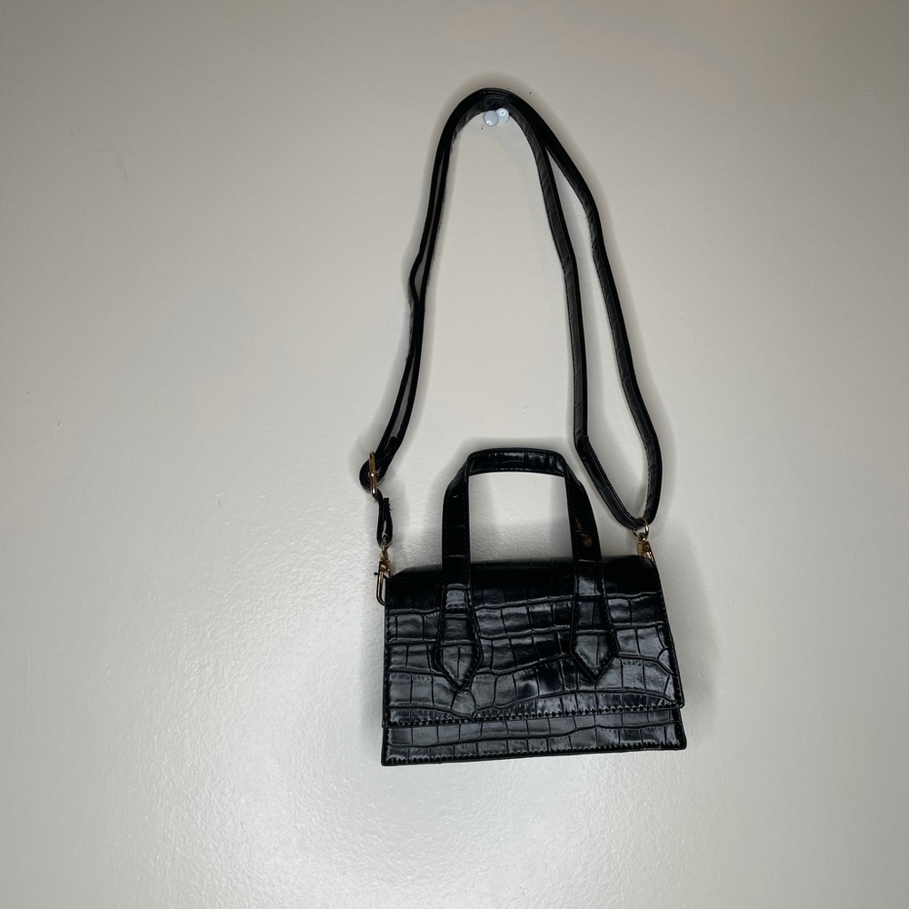 Faux croc leather bag from Forever 21